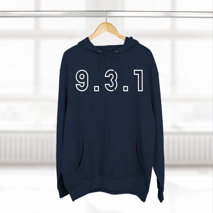 Adult 931 White Pullover Hoodie