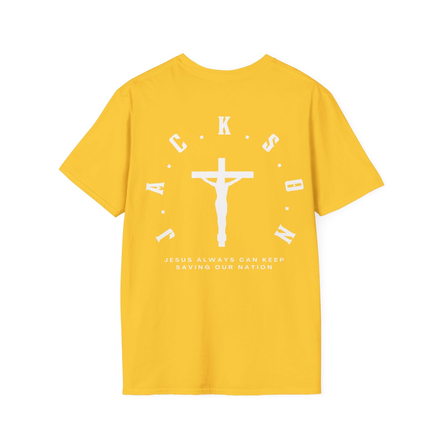 Jackson Believing Christian White Letters & Cross