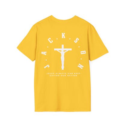 Jackson Believing Christian White Letters & Cross