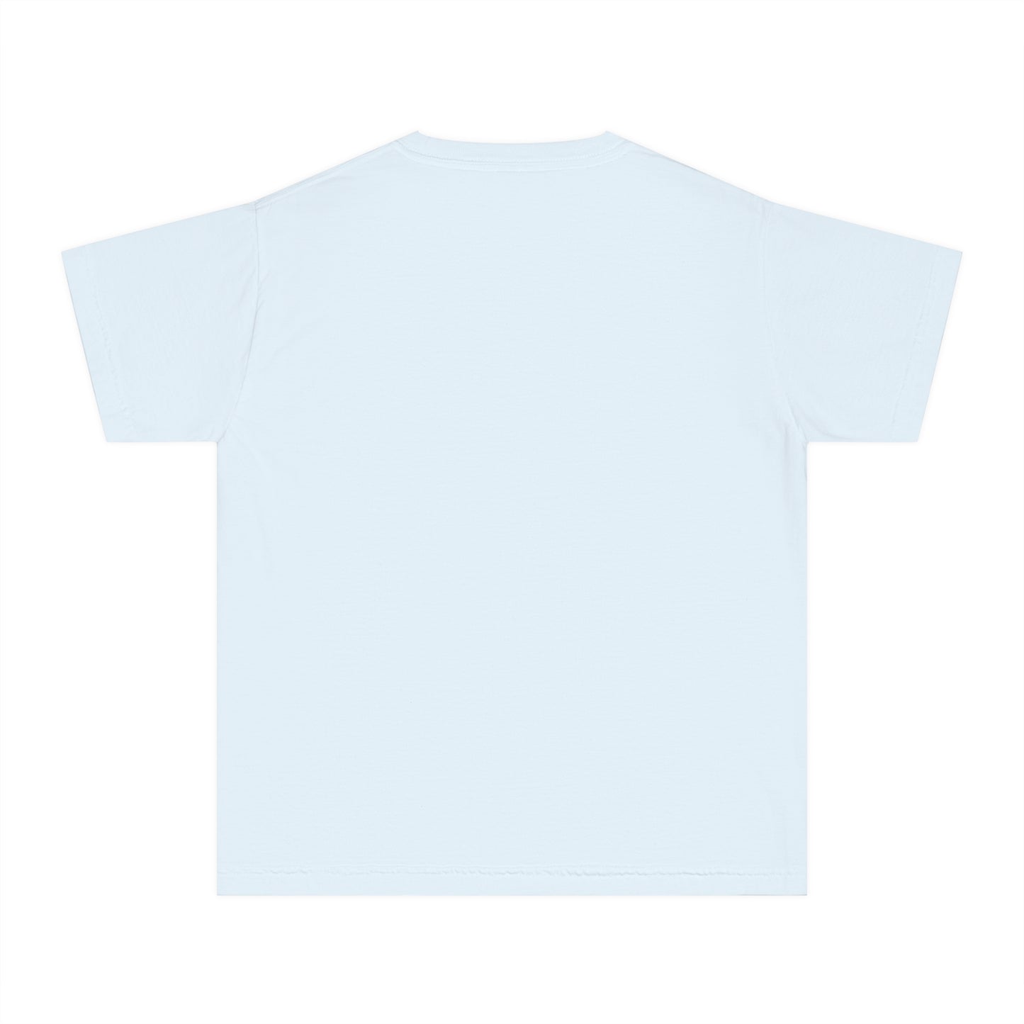 Youth Adult T-Town Christian Blue Letters & Cross