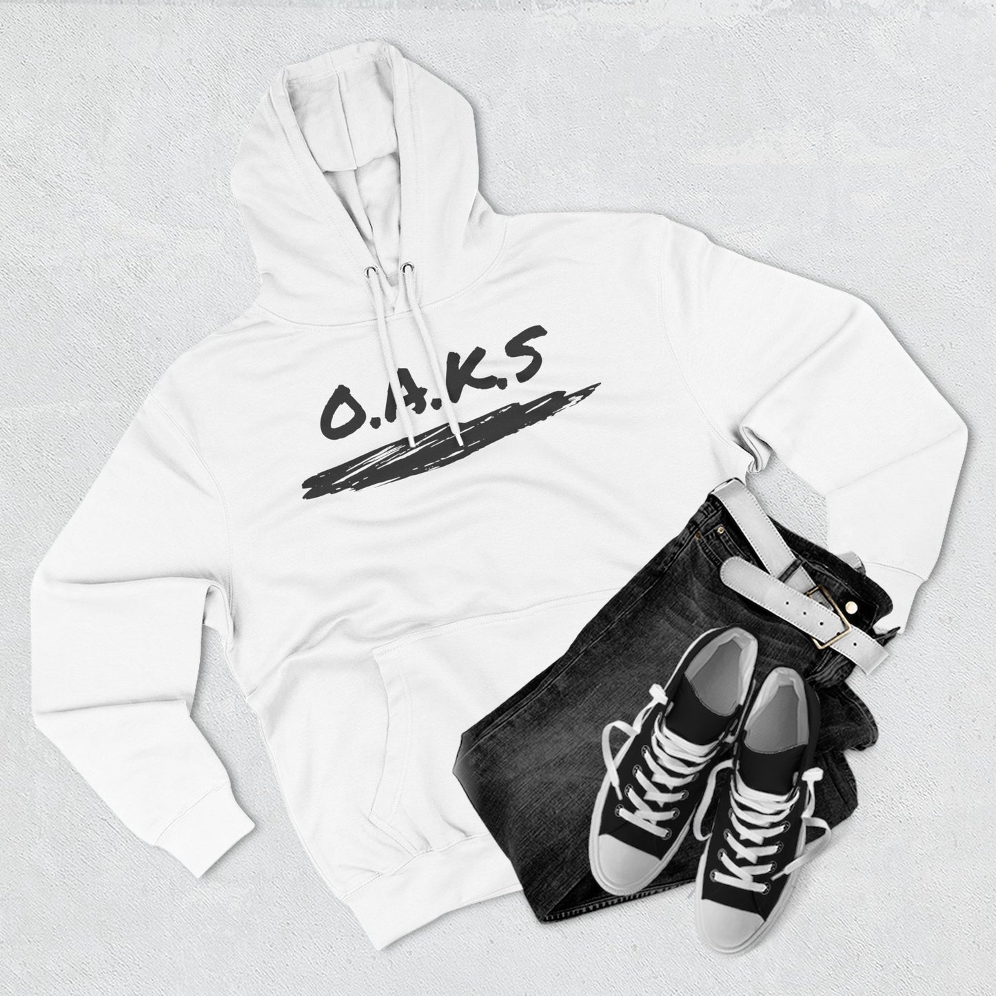Adult Oaks Christian Black Pullover Hoodie