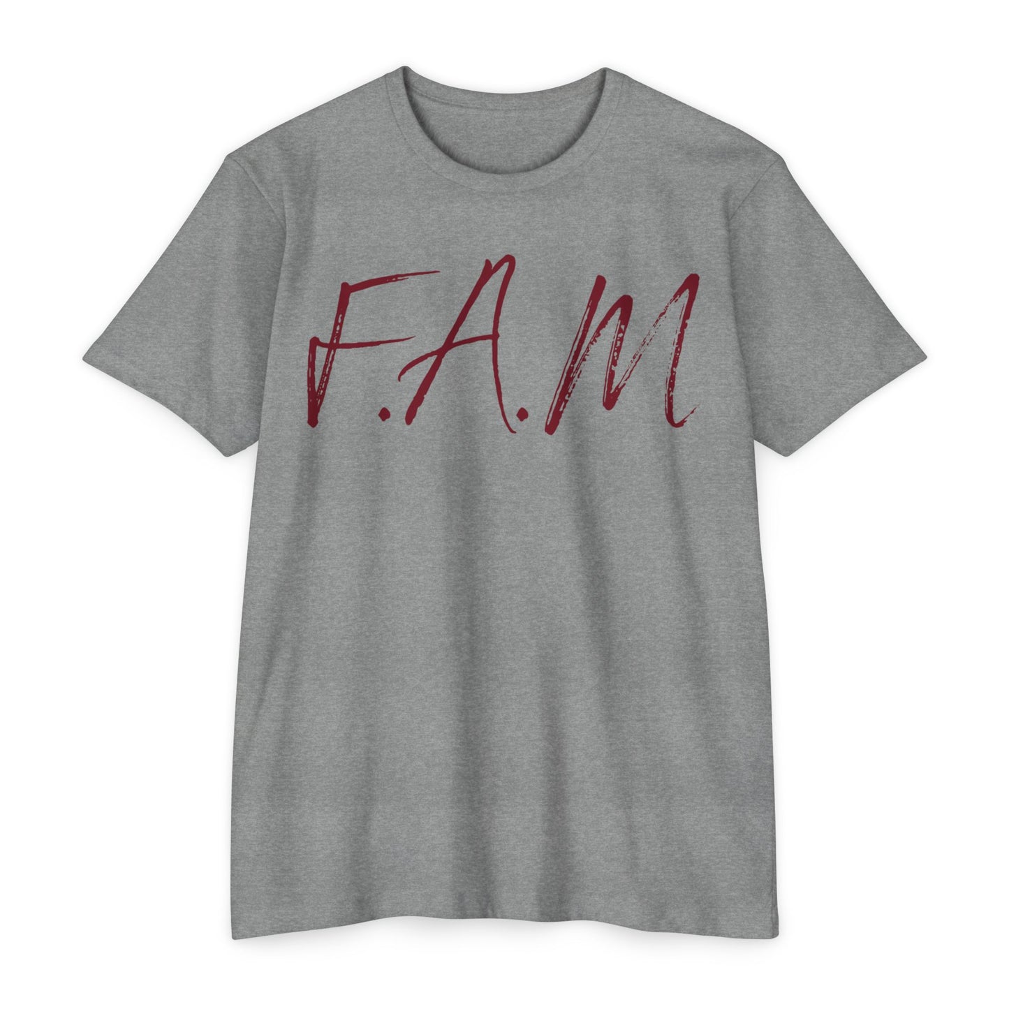 Fam Christian Marron Letters & Image Blended