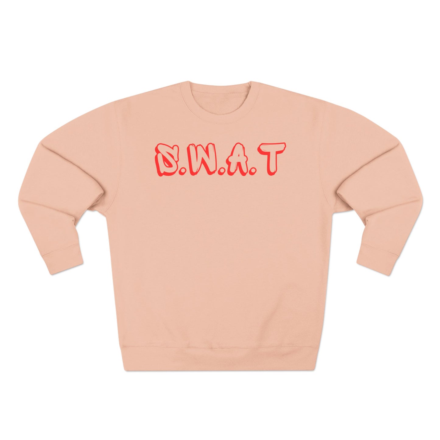Swat Christian Red Words Crewneck
