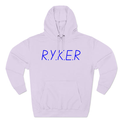 RYKER Christian Blue Letters Hoodie