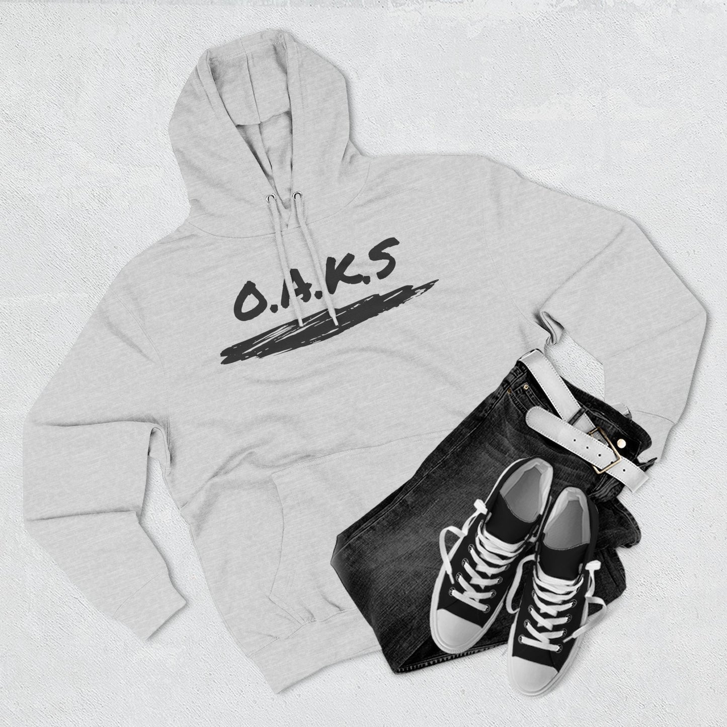 Adult Oaks Christian Black Pullover Hoodie
