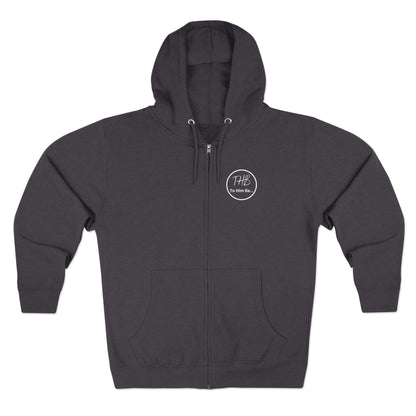 Clothe Yourself White Hoodie Zipper (scripture)
