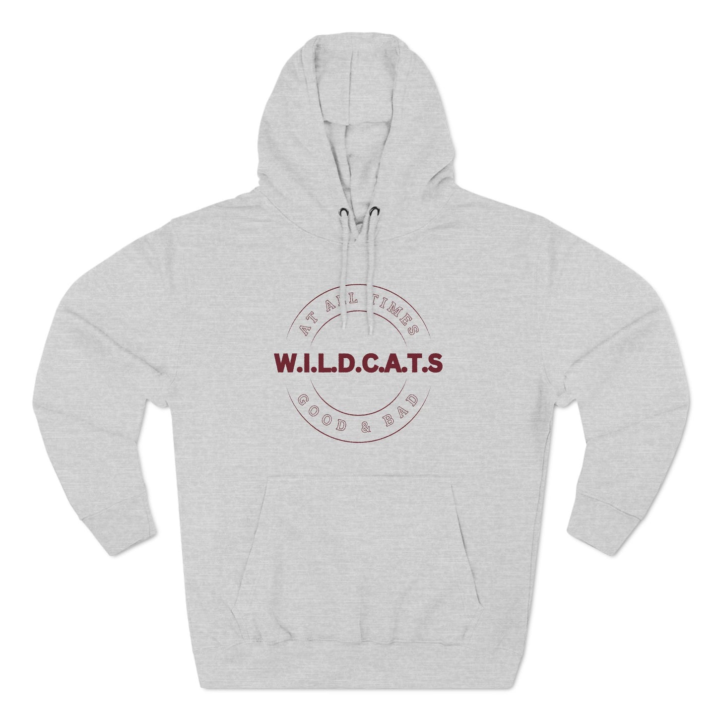 Wildcats Christian Marron Letters & Picture Hoodie