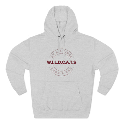 Wildcats Christian Marron Letters & Picture Hoodie