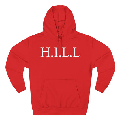 Adult Hill Christian White Words Pullover Hoodie