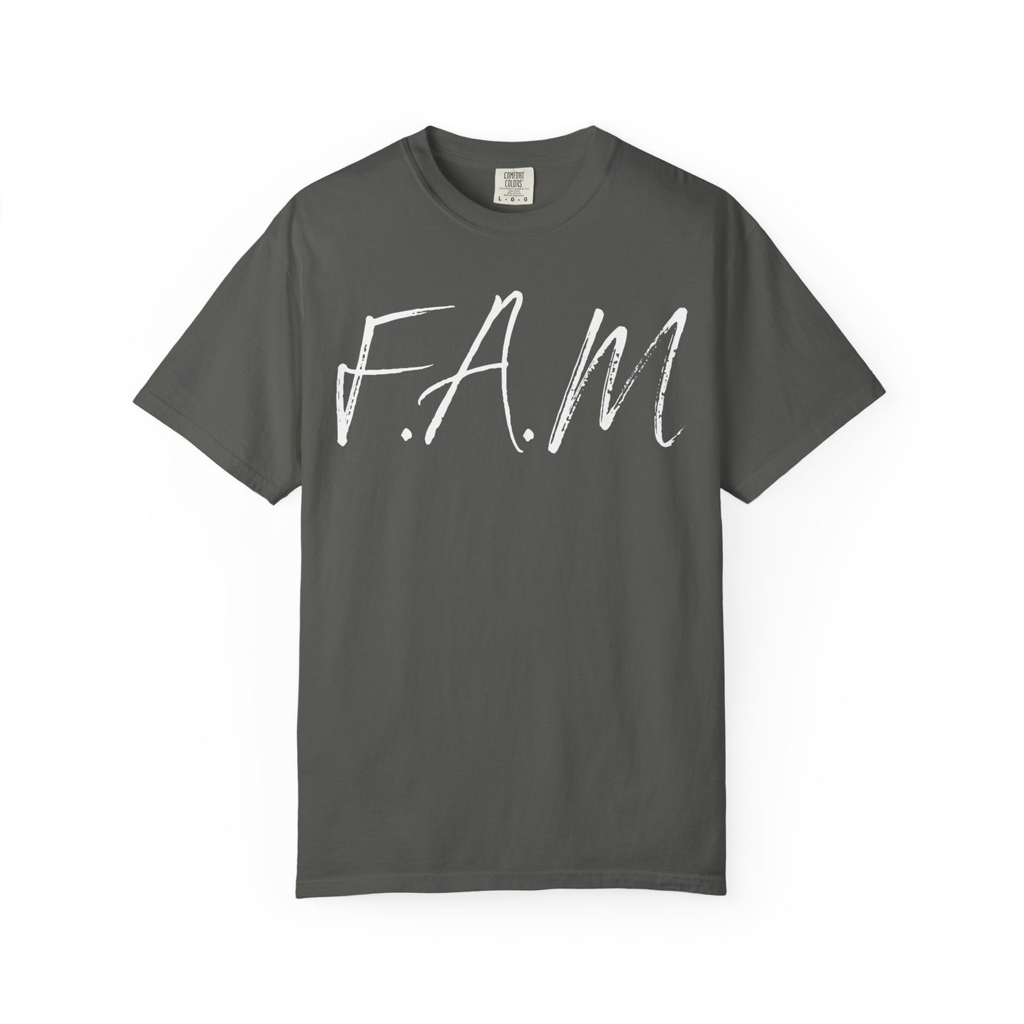 Fam Christian White Letters & Image
