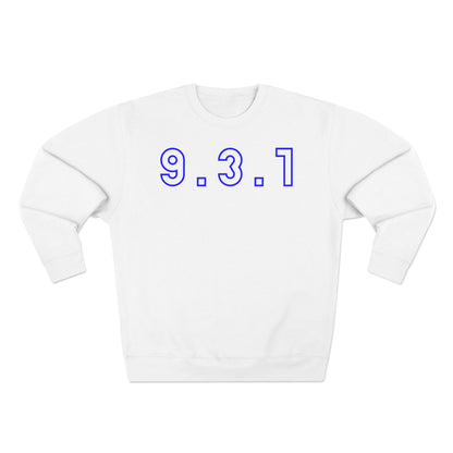 931 Crewneck Blue Words