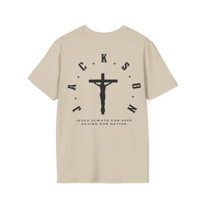 Jackson Believing Christian Black Letters & Cross