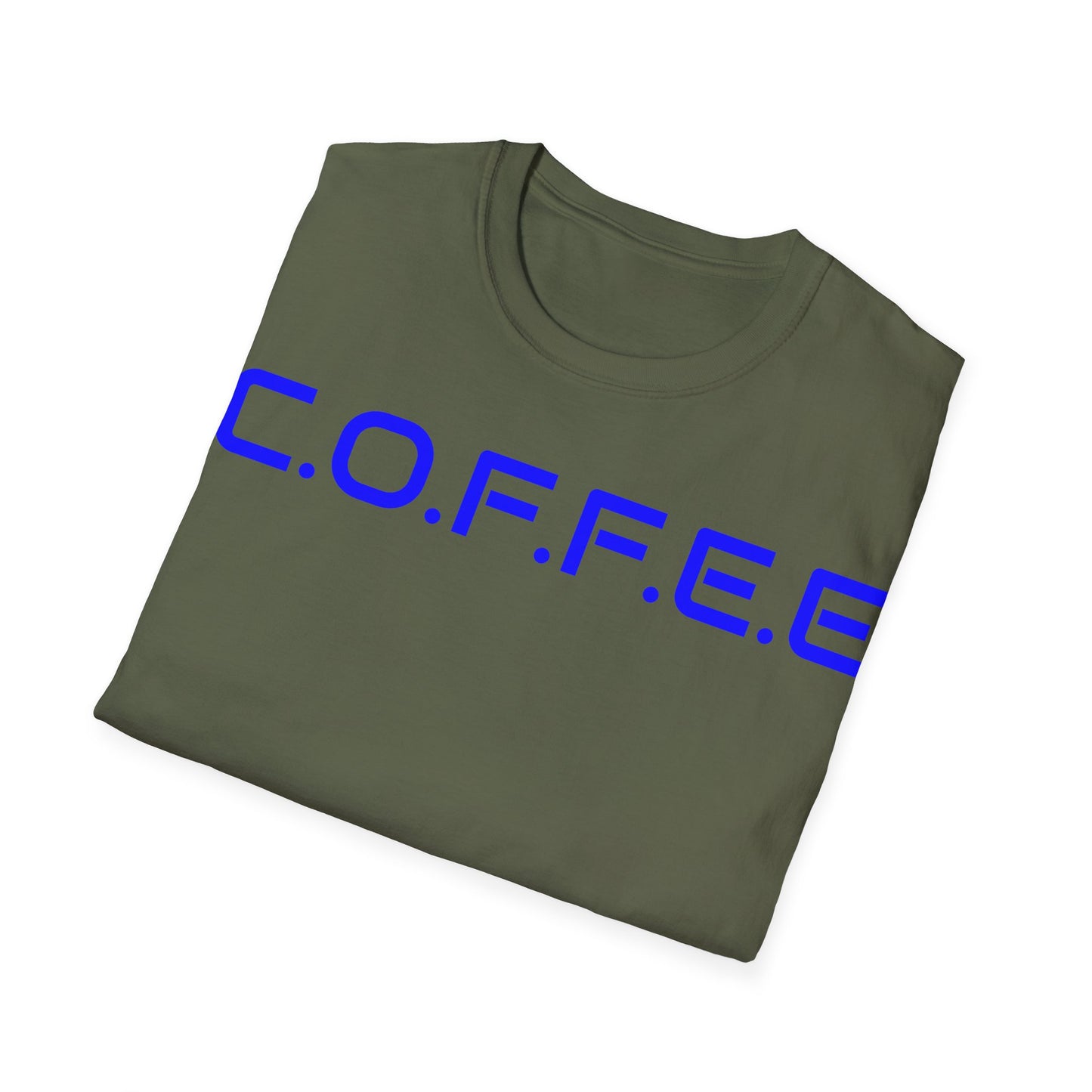 Adult Coffee Christian Blue Words Only