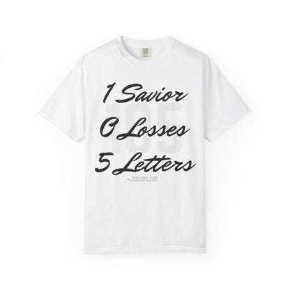 Adult 105 Christian Black and White Letters Heavyweight