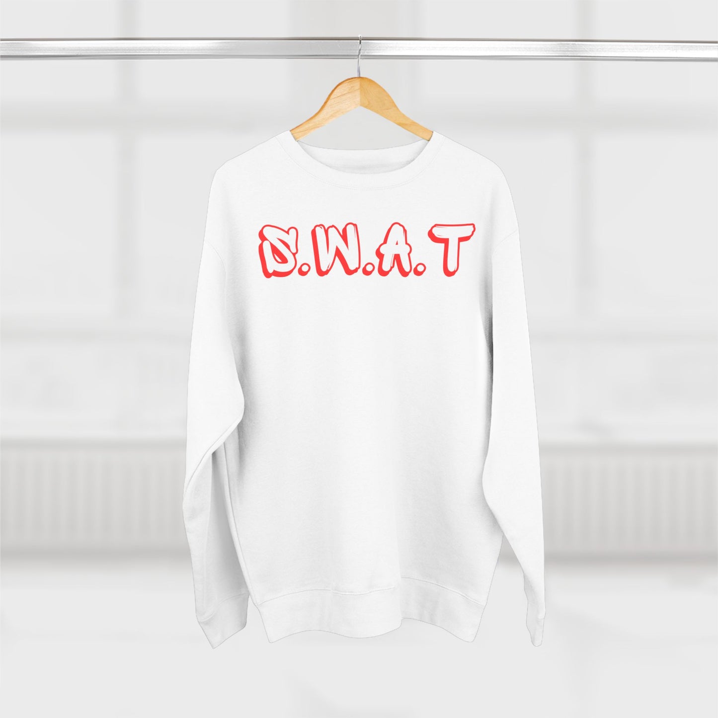 Swat Christian Red Words Crewneck
