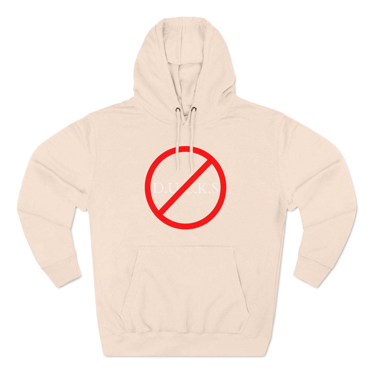 Ducks Christian White Words Hoodie