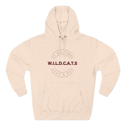 Wildcats Christian Marron Letters & Picture Hoodie