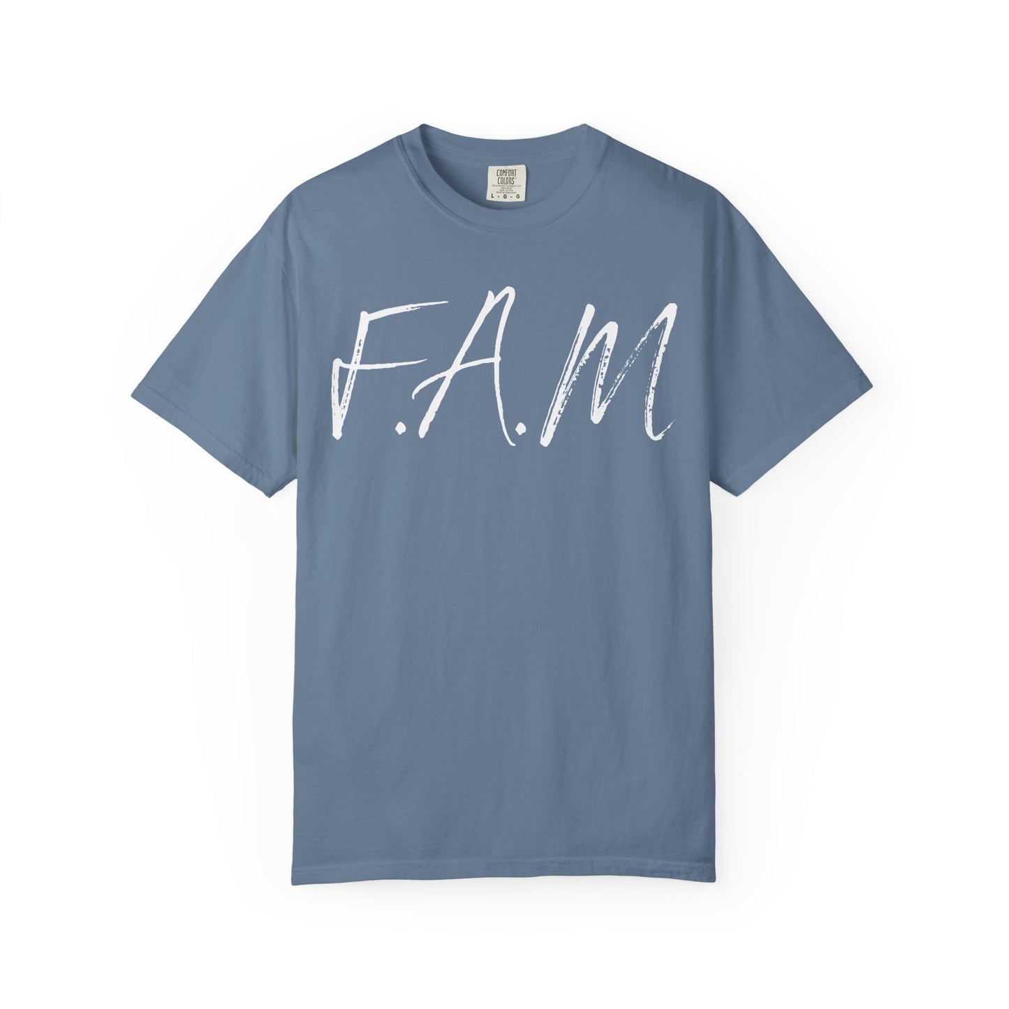Fam Christian White Letters & Image