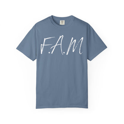 Fam Christian White Letters & Image