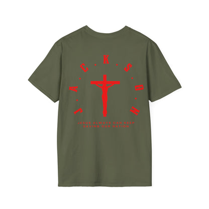 Jackson Believing Christian Red Letters & Cross
