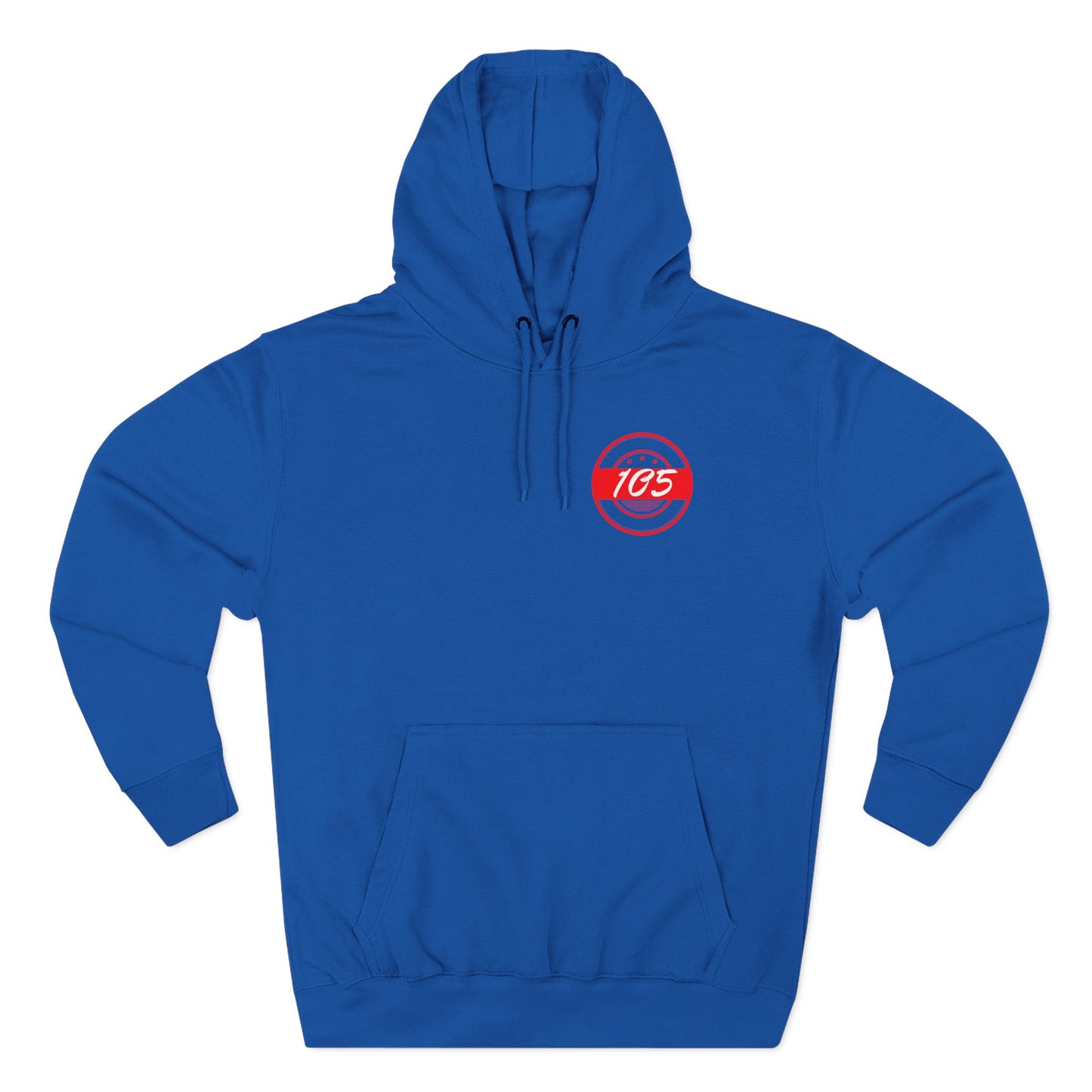 Adult 105 Christian Red and White Letters Hoodie