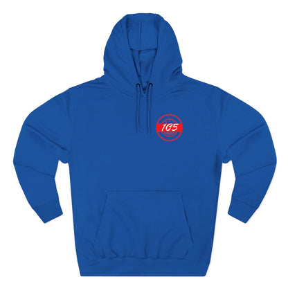 Adult 105 Christian Red and White Letters Hoodie