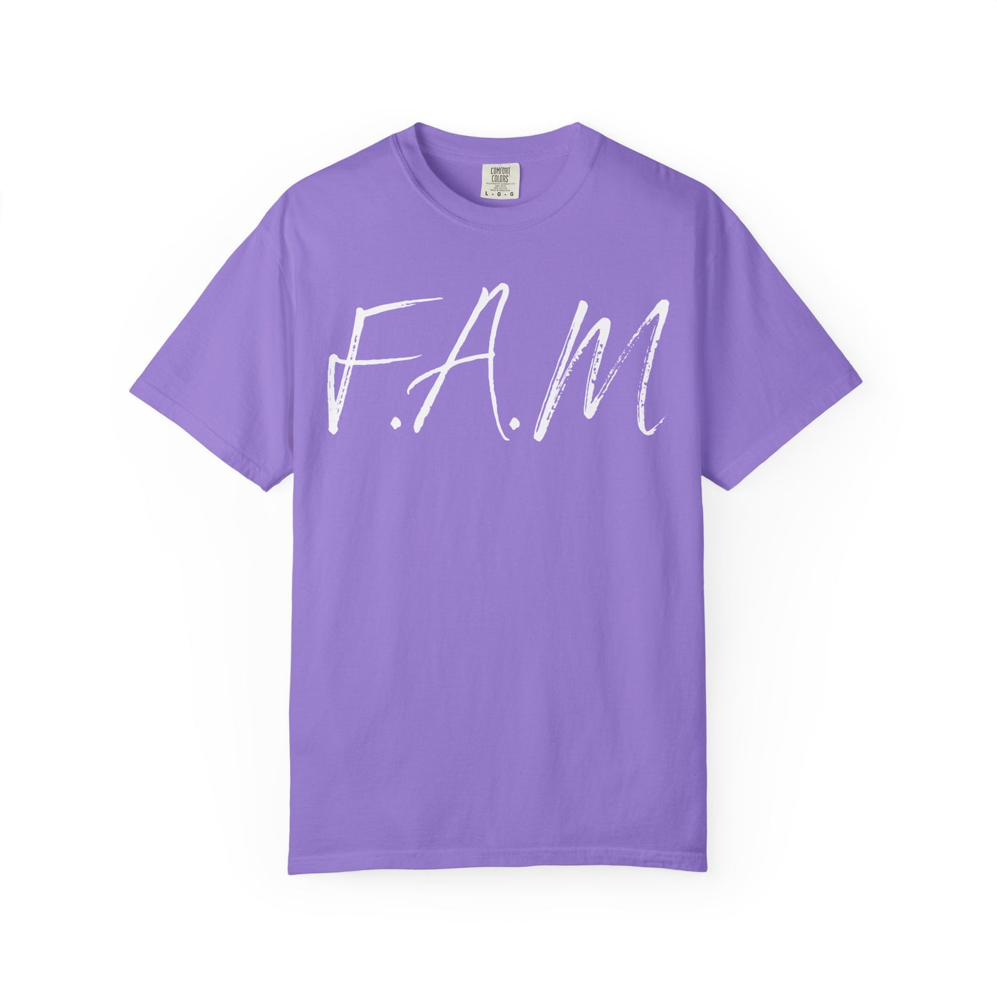Fam Christian White Letters & Image