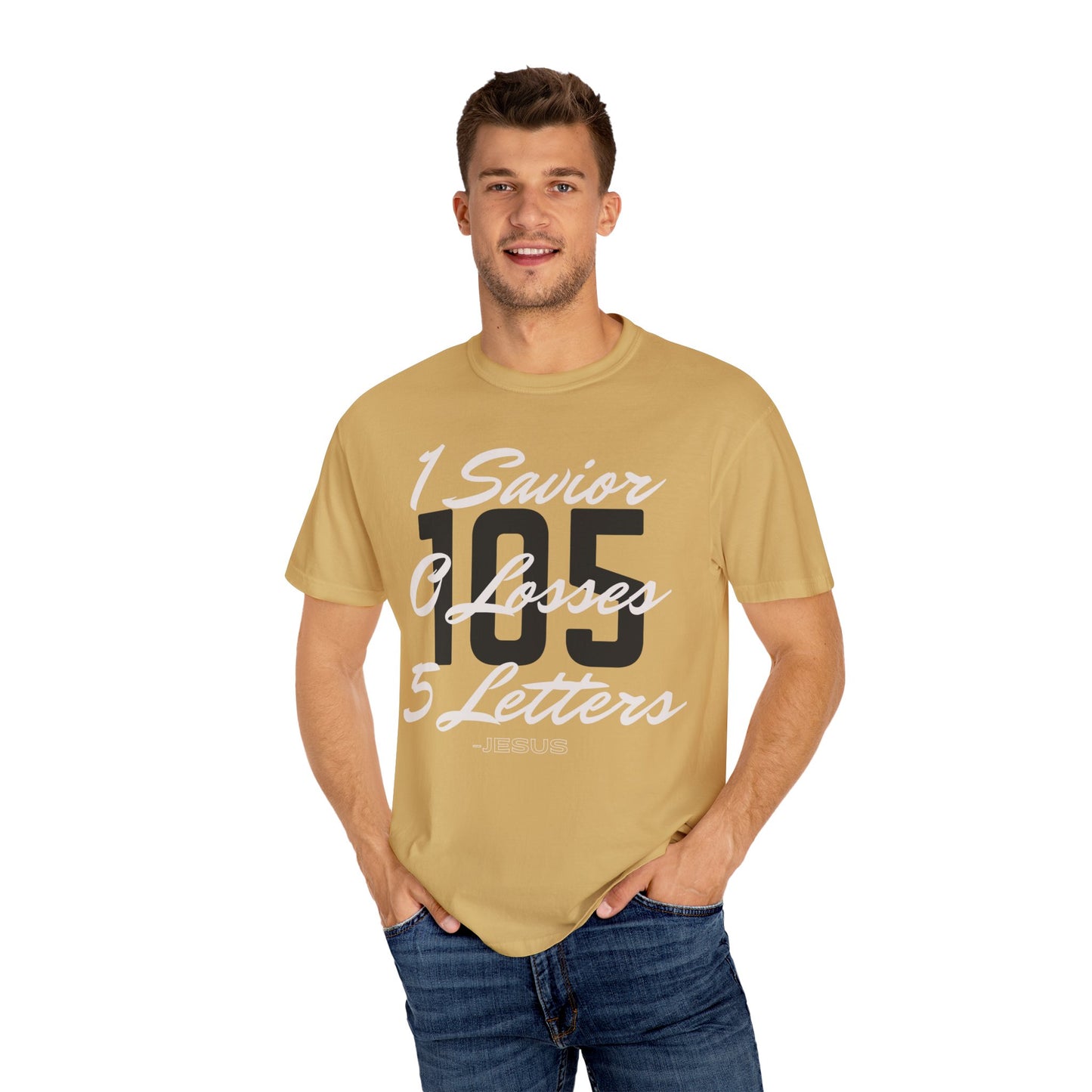 Adult 105 Christian White and Black Letters