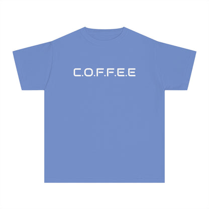 Youth Adult Coffee Christian White Letters & Image
