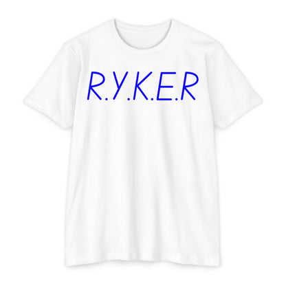 RYKER Christian Blue Letters Blended