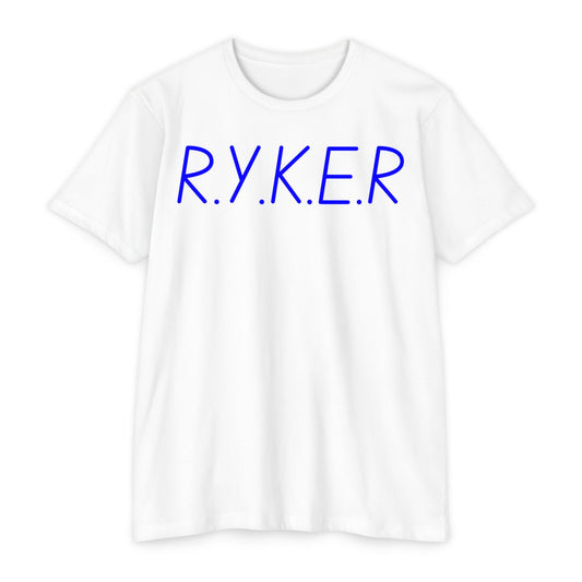 RYKER Christian Blue Letters Blended