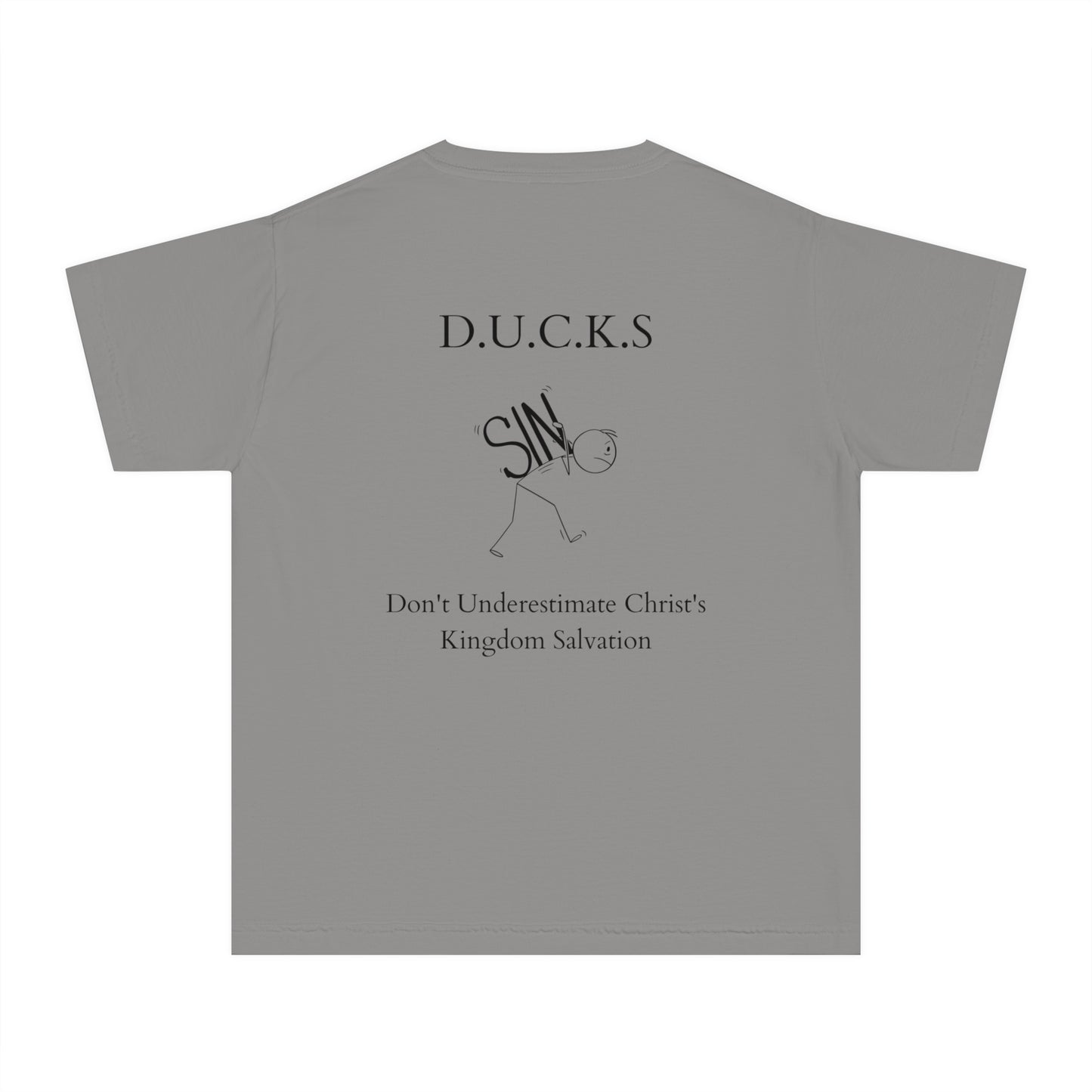 Youth Ducks Christian Black Words