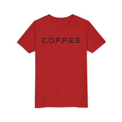 Youth Adult Coffee Christian Black Words Only