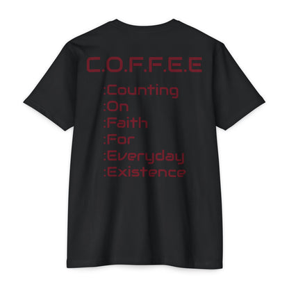 Adult Coffee Christian Marron Words Only Blended