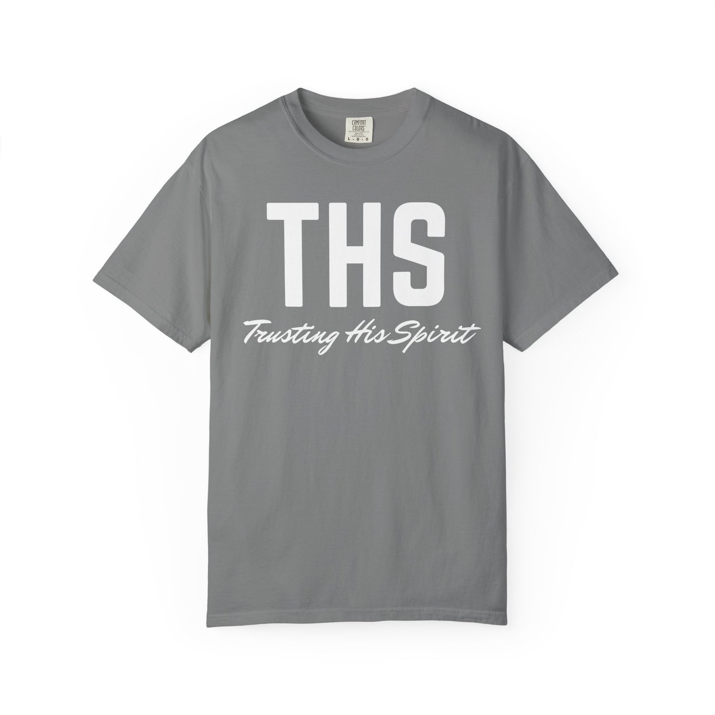Adult THS Christian White Letters Heavyweight