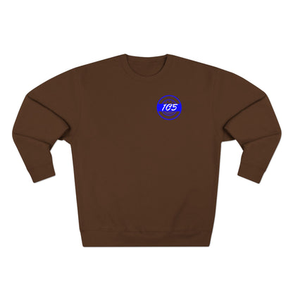 Adult 105 Christian Blue and White Letters Crewneck