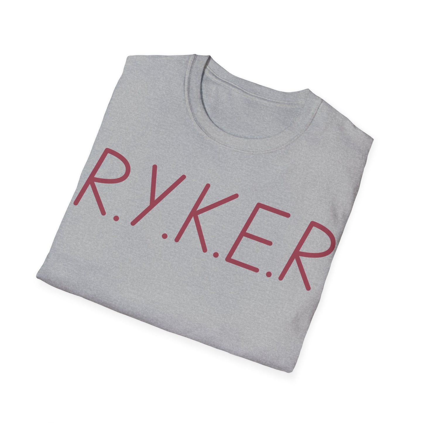 RYKER Christian Marron Letters
