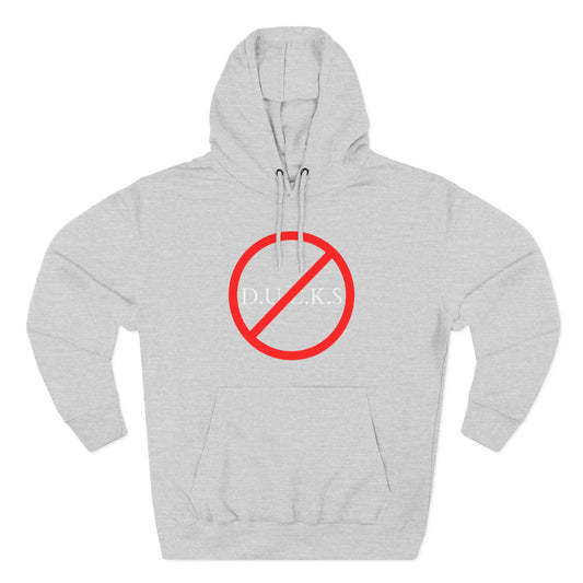 Ducks Christian White Words Hoodie