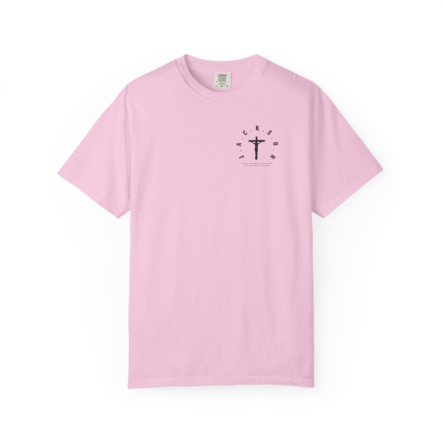 Jackson Believing Christian Black Letters & Cross