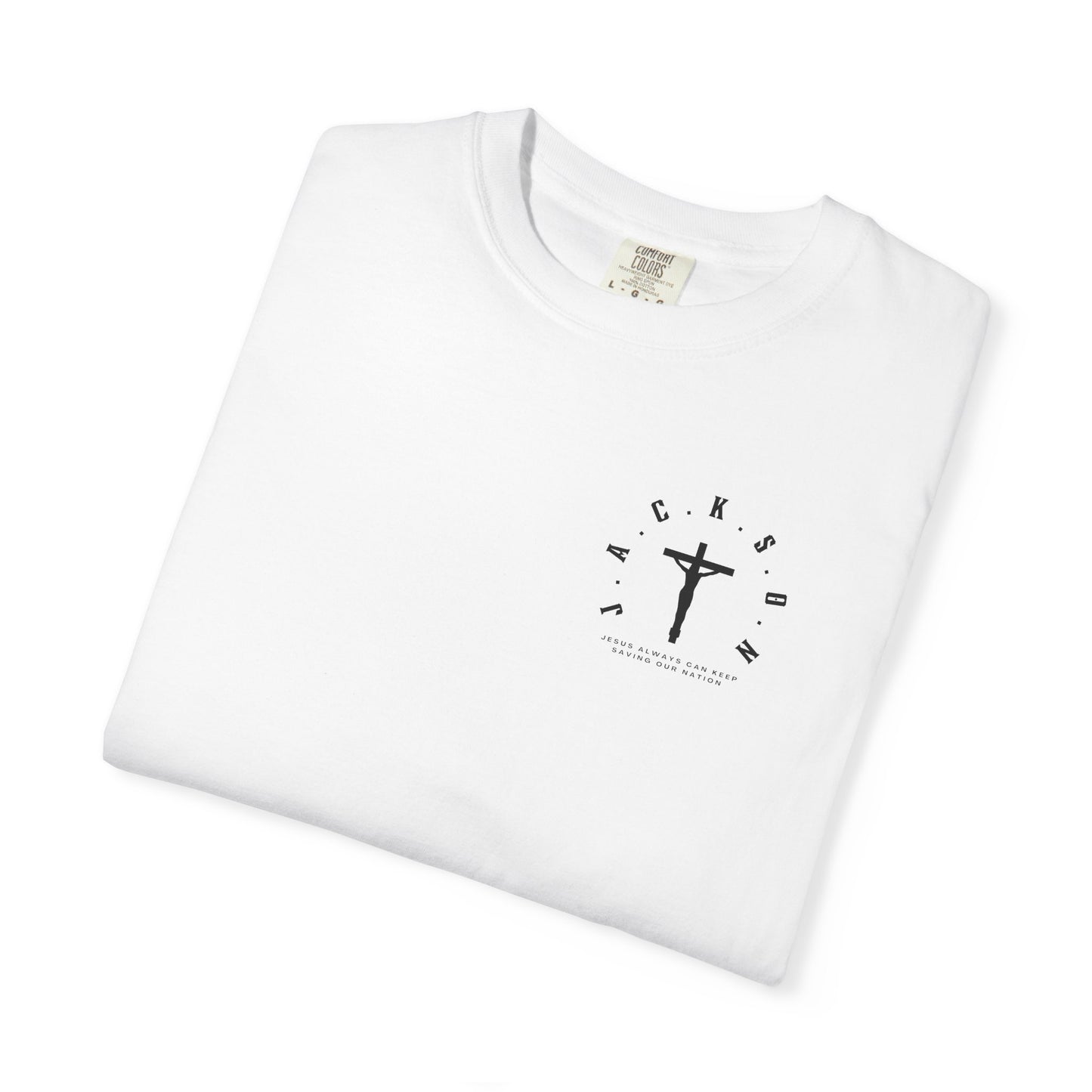 Jackson Believing Christian Black Letters & Cross