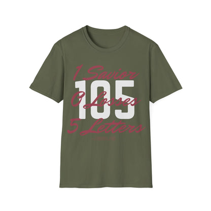 Adult 105 Christian Marron and White Letters