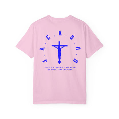 Jackson Believing Christian Blue Letters & Cross