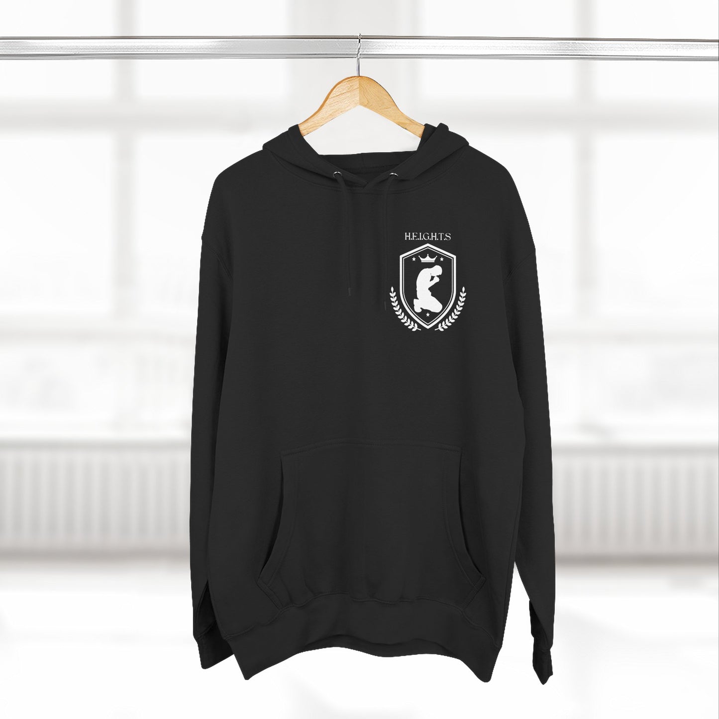 Adult Heights White Pullover Hoodie