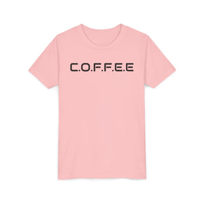 Youth Adult Coffee Christian Black Words Only