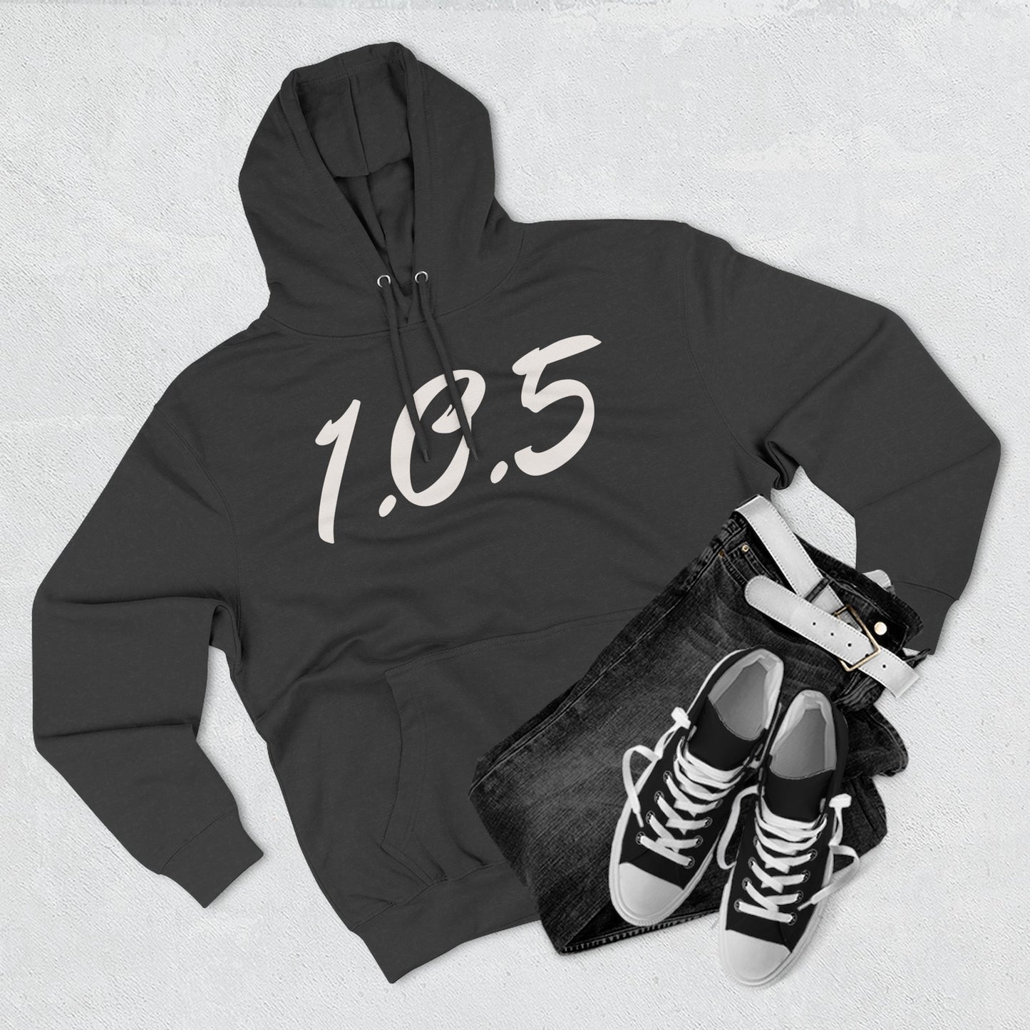 Specialty Adult 105 Christian Blue and White Letters Hoodie