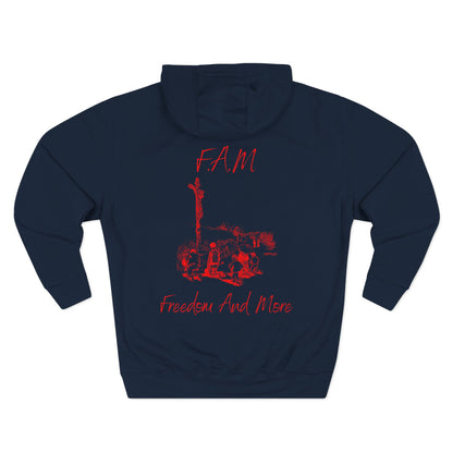 Fam Hoodie Red Words
