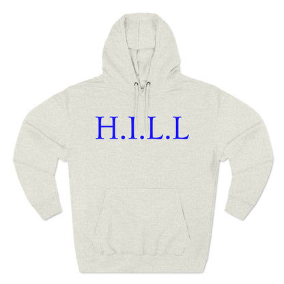 Hill Christian Blue Words Hoodie