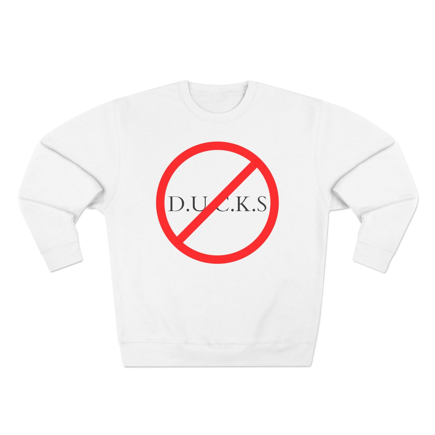 Adult DUCKS Christian Black Crewneck