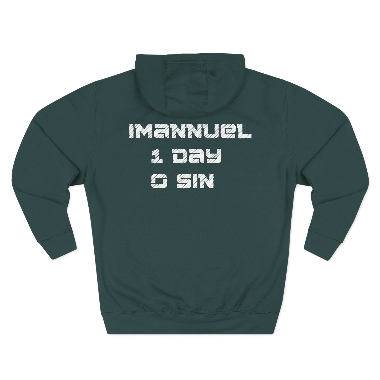I-10 Christian White Words Hoodie