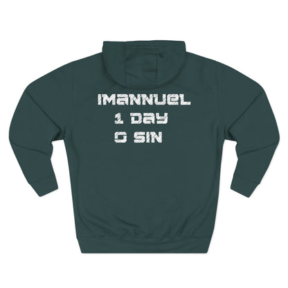 I-10 Christian White Words Hoodie